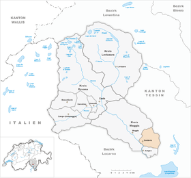 Karte von Gordevio