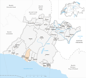 Karte von Grandvaux