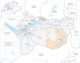 Karte von Guttannen