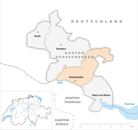Karte von Hemishofen