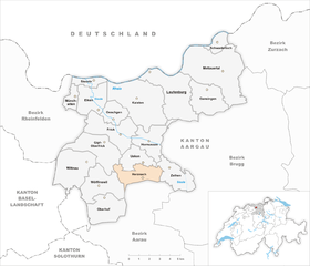 Karte von Herznach