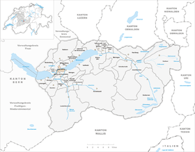 Karte von Interlaken
