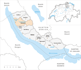 Karte von Küsnacht