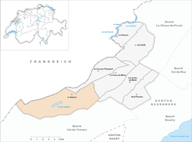 Karte von La Brévine