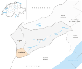 Karte von La Côte-aus-Fées