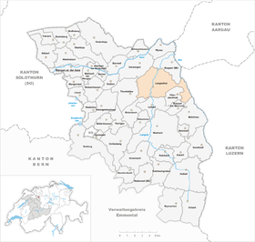 Karte von Langenthal