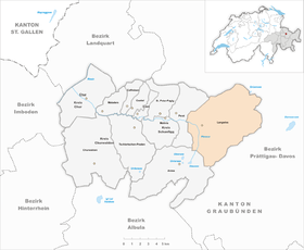 Karte von Langwies