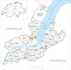 Karte von Le Grand-Saconnex
