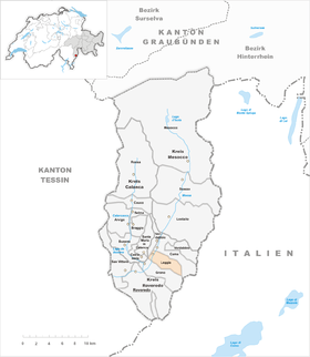 Karte von Leggia