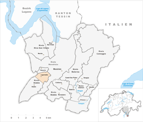 Karte von Ligornetto
