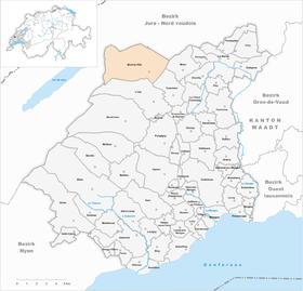 Karte von Mont-la-Ville