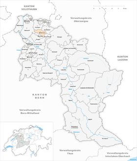 Karte von Niederösch