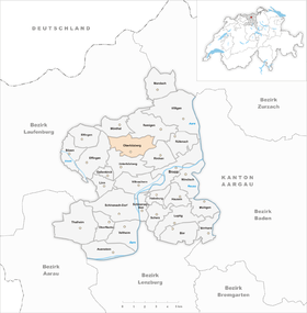 Karte von Oberbözberg