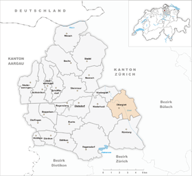 Karte von Oberglatt