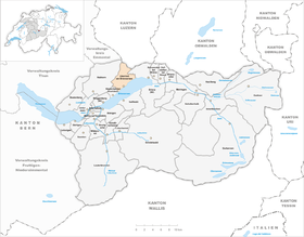 Karte von Oberried am Brienzersee