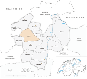 Karte von Oberwil
