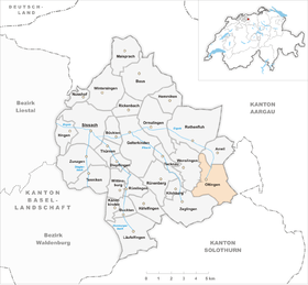 Karte von Oltingen