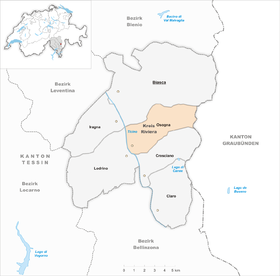 Karte von Osogna