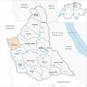 Karte von Ottenbach