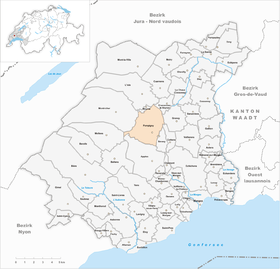 Karte von Pampigny