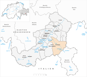 Karte von Pontresina