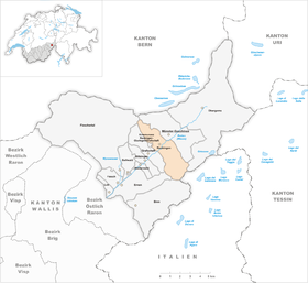 Karte von Reckingen-Gluringen