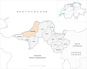 Karte von Rheinfelden