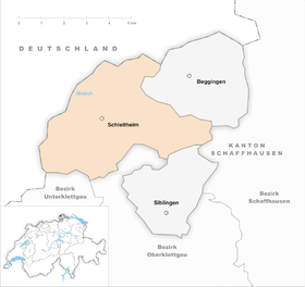 Karte von Schleitheim