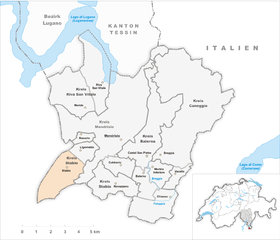 Karte von Stabio