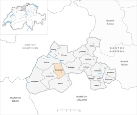 Karte von Strengelbach