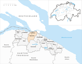 Karte von Tägerwilen(mit Tägermoos)