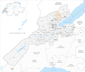 Karte von Tévenon