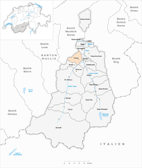 Karte von Törbel