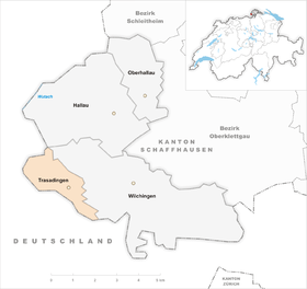 Karte von Trasadingen