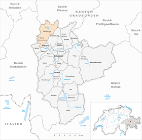 Karte von Vaz/Obervaz