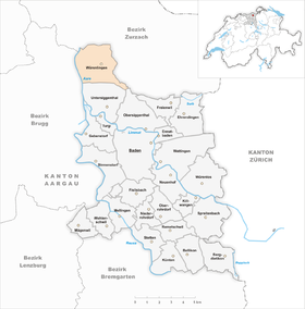 Karte von Würenlingen