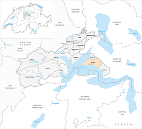 Karte von Weggis