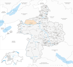 Karte von Wohlen bei Bern