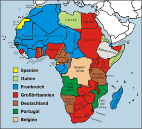 Kolonien in Afrika (1914)