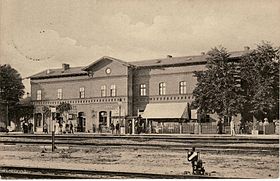 Bahnhofsgebäude 1909