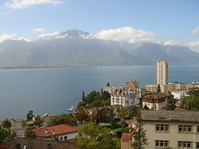 Montreux: Blick zum Chablais