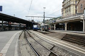 Endbahnhof der Montreux–Berner Oberland-Bahn