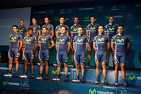 Mannschaftsfoto Movistar Continental Team