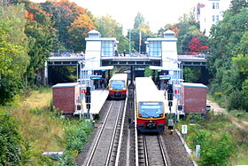 Der S-Bahnhof Julius-Leber-Brücke