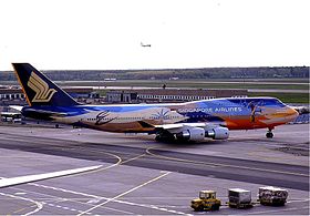 Singapore Airlines Boeing 747-400 Tropical KvW.jpg