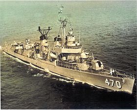 USS Bache auf See
