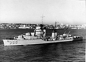 USS Cummings (DD-365) (Friedensanstrich)