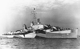 USS Aaron Ward, 17. November 1944