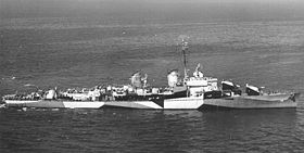 USS Lindsey (DM-32) vor San Pedro, Kalifornien, 5. September 1944