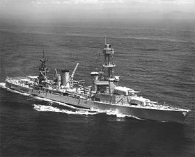 Typschiff USS Pensacola im September 1935